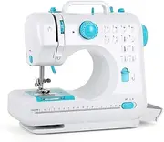 Household Sewing Machine Electric Handheld Small Portable Sewing Machines with Foot Pedal and 12 Built-in Stitches Mini Sewing Machine for Beginners Adults Kids
