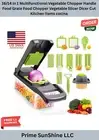 16/14-In-1 Vegetable Fruit Chopper Cutter Food Onion Veggie Dicer Slicer Kitchen