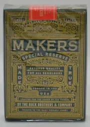 Green Edition Makers Special Reserve Playing Cards by Dan & Dave