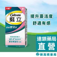 在飛比找蝦皮商城優惠-Caltrate 挺立 關鍵雙效錠 42錠【新高橋藥局】