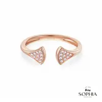 在飛比找PChome24h購物優惠-SOPHIA 蘇菲亞珠寶 - 睛漾 14K玫瑰金 鑽石戒指