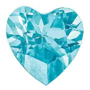 Gemstone Blue Zircon Aa Quality 4mm Heart