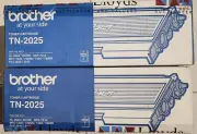 2 x Brother TN2025 TN-2025 Genuine Toner Cartridge