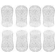Rissunkv Expandable Gutter Sieve | Gutter Protective Grille Guard Protection Net - Flexible Gutter Aluminium Filter for Indoors, Outdoors, Roofs, Terraces, Gardens, Roads