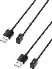 NOUKAJU [2pack] Charger for Xiaomi Redmi Watch 5, Magnetic USB Charging Cable 3.28ft/1m,SmartWatch Charger,Charger Cable Replacement for Redmi Watch 5(Black)