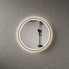 800mm Round LED Bathroom Vanity Mirror - Framed/Frameless - TriColour - Dimmable