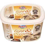 Peters Light & Creamy Choc Caramel & Vanilla Swirl Ice Cream 1.8l
