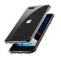 在飛比找Yahoo奇摩購物中心優惠-iPhone SE2020 透明加厚四角防摔空壓手機保護殼 
