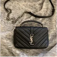 在飛比找蝦皮購物優惠-二手精品 YSL Saint Laurent mini 學院