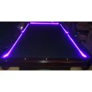 Bar Billiard Pool Table Bumper LED RGB Color Changing Lights Remote ++