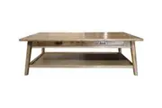 MF Tiffany Solid Timber 2 Drawer Coffee Table
