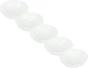 J4430-N CP-1741 Corelle Meal Plates, Set of 5, Plates, Break-Resistant, Lightweight, Microwave Safe, Oven Safe, Dishwasher Safe, Winter Frost White