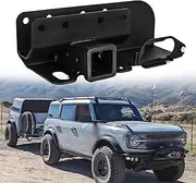 2“ Trailer Tow Hitch Assembly Fit for Ford Bronco 2021 2022 2023 2/4 Doors Class 3 Tow Hook Hitch Receiver