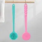 Exfoliating Shower Brush Long Handle Back Scrubber Bathroom Accessories Women