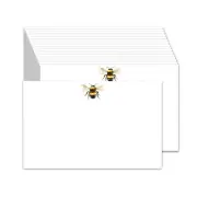 Index Cards 4"x 6", Set of 50, Card stock, Cards for notes - Bumble Bee