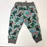 NWT Miki Miette Pants Size 6M Gray Dinosaur Print