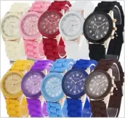 Geneva silicone watch
