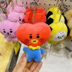 BT21吊飾韓國BT21防彈少年團BTS毛絨鑰匙扣公仔玩偶掛件包包掛飾吊 O6FC