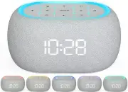 ANJANK White Noise Sound Machine Alarm Clock with Bluetooth Speaker, 21 Relaxing