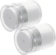 2pcs Bottled Body Butter Containers Cosmetic Jars Face Moisturizer Push down Pump Moisturizer Pump Container Pump Jars for Lotions and Creams Lotion Cream Containers Eye Cream Jar