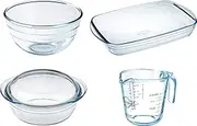 [Ôcuisine] 333SA95 Store - Cooking Esentials Value Pack - 5 pc Set, One Size, Clear