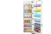 Elite Larder Open Out Tandem Pantry - 600mm Cabinet - 1650mm-1950mm Adjustable Height