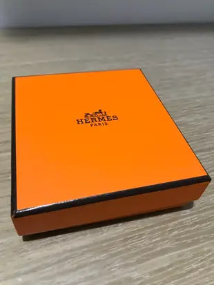 HERMES 愛馬仕 項鍊 H 方形 黑色 琺瑯 玫瑰金