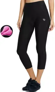 BALEAF Womens Size XL Padded Bike Shorts Cycling Pants Bicycle Capris Leggings