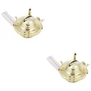 2 Sets Wick for Oil Lamp Kerosene Base Burner with Wicks Lamps Holder