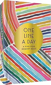 Rainbow One Line a Day: A Five-Year Memory Book