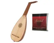 Roosebeck 7-Course Travel Lute, Sheesham w/ Gig Bag + String Set