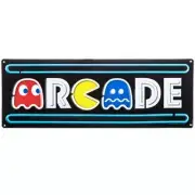 ARCADE Metal Embossed Sign PAC MAN MIDWAY ARCADE VIDEO GAME ATARI 7" x 20" NEW