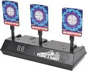 Electronic Digital Target,Automatic Return Electric Target for Practice | Digital Targets for Foam Dart Toy Guns