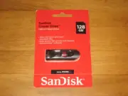 NIP SANDISK CRUZER GLIDE USB 2.0 FLASH DRIVE 128 GB