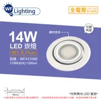 在飛比找momo購物網優惠-【DanceLight 舞光】LED 14W 5700K 白