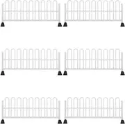 Toyvian 6pcs Mini Traffic Sign Models Miniature Roadblocks for Pretend Play Cognitive Development Learning for Playroom Educational Use