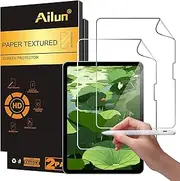 Ailun Paper Textured Screen Protector for iPad Air 11 Inch 2025/2024 [7th/6th Generation, M3/M2] 2 Pack Draw and Sketch Like on Papertouch Anti Glare