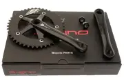 Sugino RD2 Messenger Crankset 44t x 165mm 1/8" Track Fixed Gear Black NEW in Box