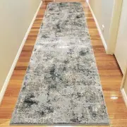 Celestial Setali Slate Grey Runner Rug