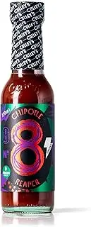 Culley's No 8 - Chipotle Reaper, Chipotle & Carolina Reaper Hot Sauce, 8/10 Heat Mark [HOT], Chilli Sauce, 1 x 150ml Bottle