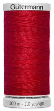 Gutermann 724033-156 Extra Strong Thread 110yd-Scarlet