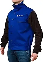 Waylander Hybrid FR Leather Welding Jacket Flame Retardant Cotton Leather