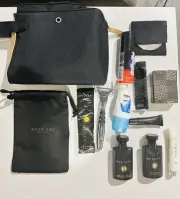 Emirates First Class Flight BVLGARI Travel Amenities - 13 Items