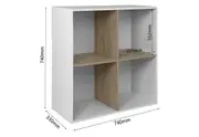 HUFF 4 Cube Bookshelf