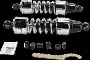 Prog 412 Rear Shock Damper 12in Chrome Heavy Duty Harley Dyna Daytona 91-92