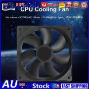 120mm 4 Pin PC Computer Case Cooling Fan 12V Quiet Silent CPU Radiator Heatsink