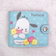 New Pochacco C Cartoon Cute Foldable Coin Purse Card Bag Button Wallet Gift