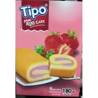 在飛比找蝦皮購物優惠-TIPO 瑞士捲(草莓口味 牛奶口味) 80g
