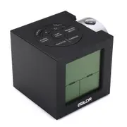Digital Led Projection Alarm Clock Thermometer Snooze Weather Function 7