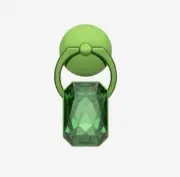 SWAROVSKI Phone Grip 5628622 GreenLucent Mobile Ring Pop Socket